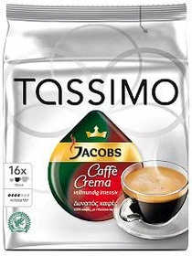Tassimo T-Disc Jacobs Caffe Crema Vollmundig Intensiv Kaffeekapseln, 16 Stück