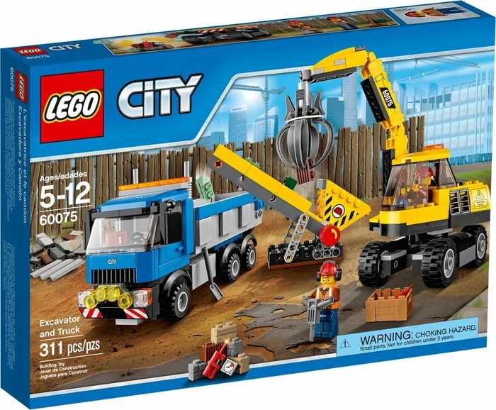 LEGO City Abriss-Experten - Bagger und Transportwagen