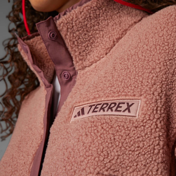 adidas Terrex Xploric High Pile Fleece Pullover warm clay (Damen)