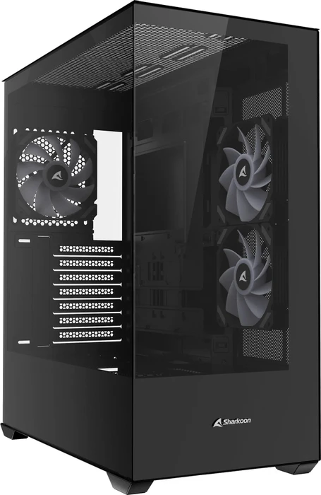 Sharkoon SK6 ARGB Black, Glasfenster