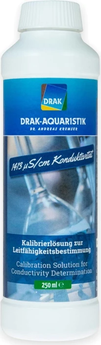 DRAK-Aquaristik Kalibrierlösung Leitfähigkeit 1413µS/cm, 250ml