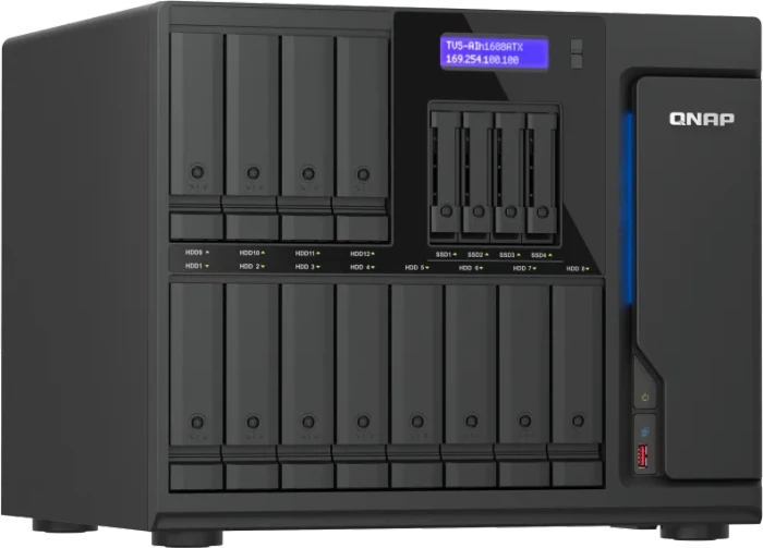 QNAP QuTS hero TVS-AIh1688ATX-U9-48G, 48GB RAM ECC, 2x RJ-45 10GBase-T, 2x RJ-45 2.5GBase-T