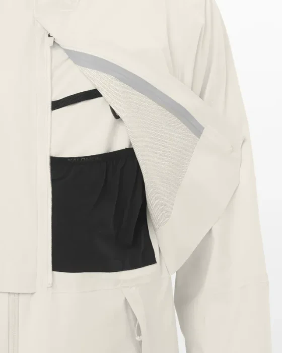 Salomon Outerpath Pro 2.5L Funktionsjacke whisper white (Herren)
