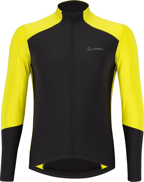 Löffler Combo Mid Trikot langarm black/neon yellow (Herren)