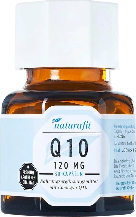 naturafit Q10 120mg natürlich Kapseln, 30 Stück