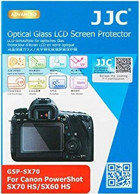 JJC Displayschutz für Canon PowerShot SX70 HS, SX60 HS