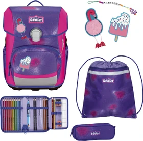 Scout Scout Neo DIN Summer Schultaschen-Set, 4-tlg.