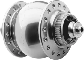 SON 28 disc Centerlock 36 Loch Nabendynamo silber eloxiert