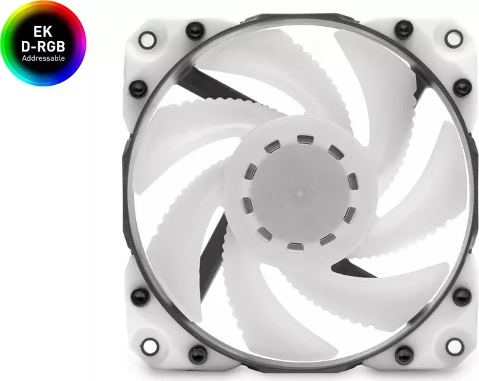 EK Water Blocks EK-Vardar X3M 120ER D-RGB weiß, 500-2200rpm, 120mm