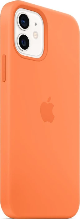 Apple Silikon Case mit MagSafe für iPhone 12/iPhone 12 Pro Kumquat