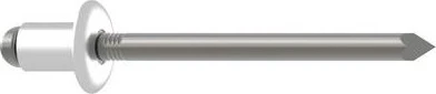 Gesipa A2 Edelstahl Flachrundkopf Blindniete 4.8x16mm, 500 Stück