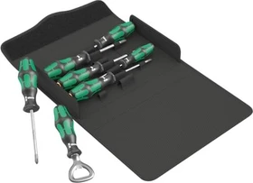 Wera Kraftform Plus Serie 300 300/7 Set 2 Schraubendrehersatz inkl. Tasche, 7-tlg.