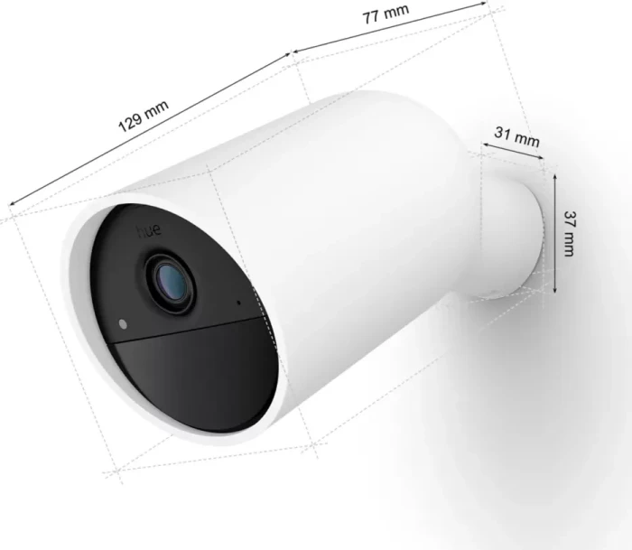 Philips Hue Secure Kamera, kabellos, weiß