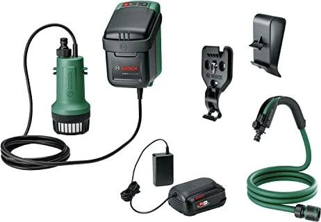 Bosch DIY GardenPump 18-2000 Akku-Regenfasspumpe inkl. Akku 2.5Ah