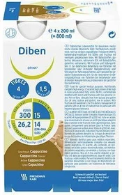 Fresenius Kabi Fresubin Diben Drink Cappuccino 4800ml (24x 200ml)