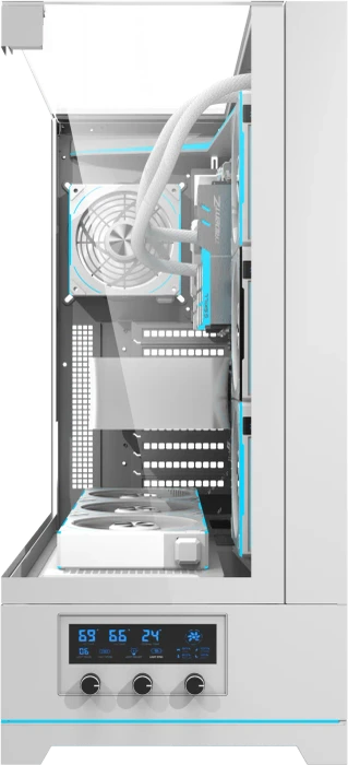 DarkFlash DY450L Pro White, Glasfenster