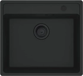 Franke Maris MRG 610-52 TL Einbau Becken mittig mit Ablauffernbedienung black matt