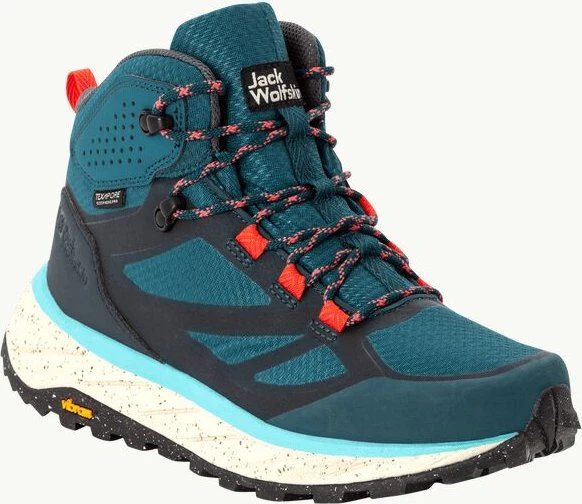 Jack Wolfskin Terraventure Texapore Mid blue/coral (Damen)