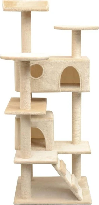vidaXL Katzen-Kratzbaum Sisal, 125cm, beige