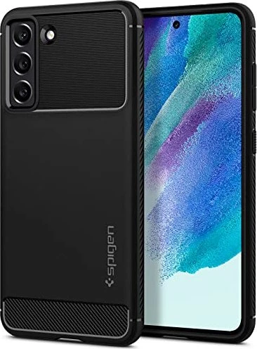 Spigen Rugged Armor für Samsung Galaxy S21 FE Matte Black