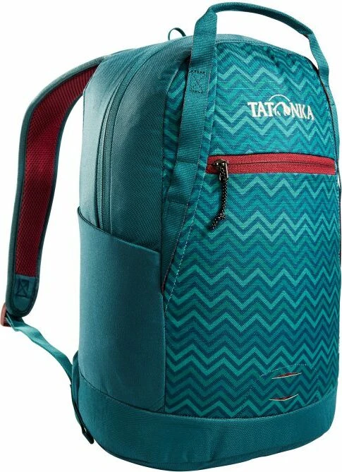 Tatonka City Pack 15 teal green/zig zag