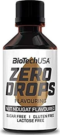BioTech USA Zero Drops Nussnougat 50ml