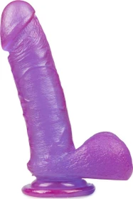 Doc Johnson Crystal Jellies Realistic Cock violett
