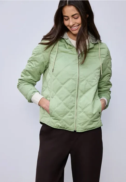 Street One Jacke mit abnehmbarer Kapuze Funktionsjacke bright pistachio (Damen)