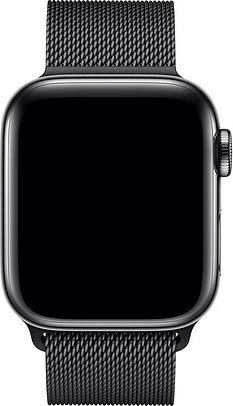 Apple Milanaise-Armband für Apple Watch 44mm schwarz