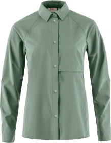Fjällräven Abisko Trekking Hemd langarm patina green (Damen)