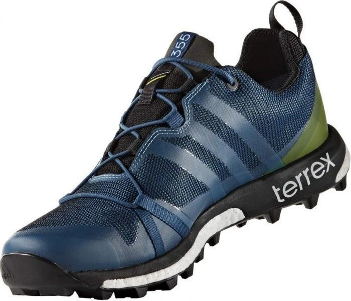 adidas Terrex Agravic GTX tech steel/craft blue/unity lime (Herren)