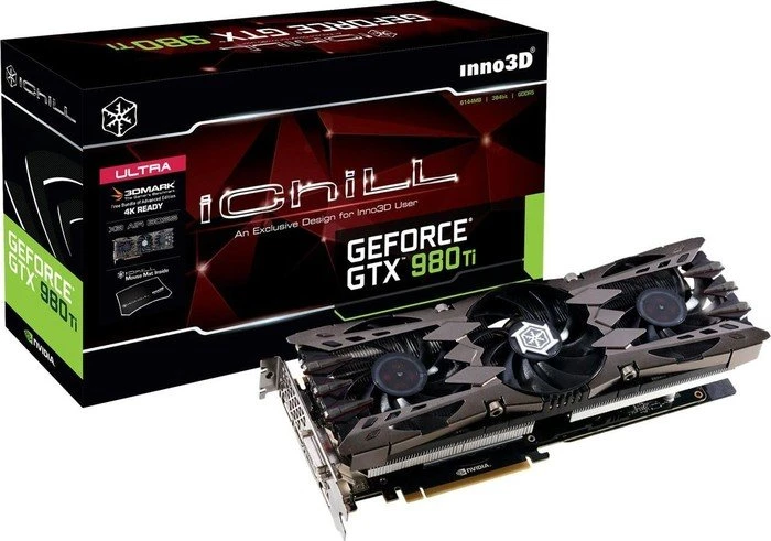 INNO3D GeForce GTX 980 Ti iCHILL HerculeZ X3 Air Boss Ultra, 6GB GDDR5, DVI, HDMI, 3x DP