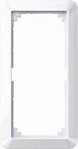 Merten System M 1-M Rahmen 2fach Thermoplast brillant, aktivweiß