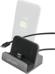 4smarts VoltDock USB-C 60W grau/schwarz