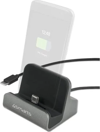 4smarts VoltDock USB-C 60W grau/schwarz