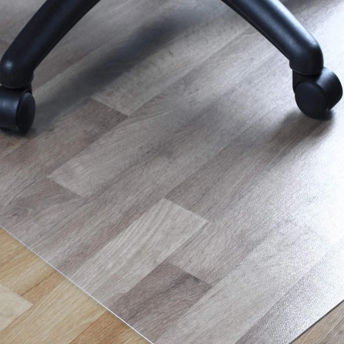 Floortex Cleartex Advantagemat konturierte Bodenschutzmatte für Hartböden, transparent, Vinyl