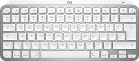 Logitech MX Keys Mini for Mac, LEDs weiß, Logi Bolt, Pale Gray, weiß/grau, USB/Bluetooth, US