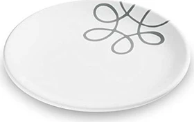Gmundner Keramik Pur geflammt Dessertteller 20cm grau