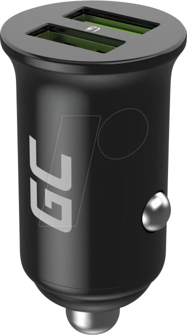 Green Cell Autoladegerät USB-A 36W schwarz
