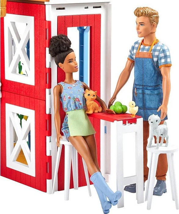 Mattel Barbie - Sweet Orchard Bauernhof Spielset mit Scheune