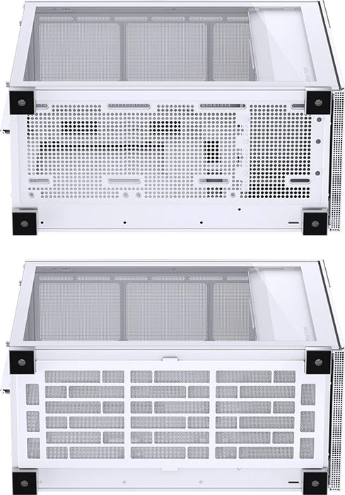 Jonsbo D41 Screen White, weiß, Glasfenster