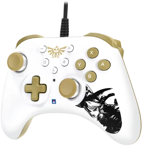 Hori Horipad Turbo Controller The Legend of Zelda Edition weiß/gold (Switch)