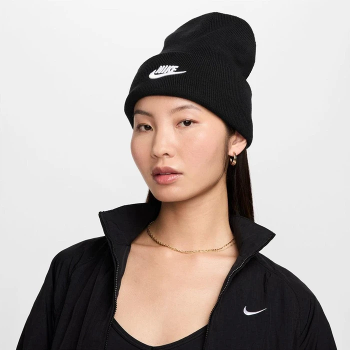 Nike Peak Futura Beanie schwarz/weiß (HF0186-010)
