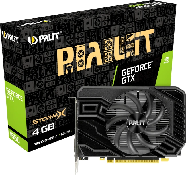 Palit GeForce GTX 1650 StormX D6, 4GB GDDR6, DVI, HDMI, DP