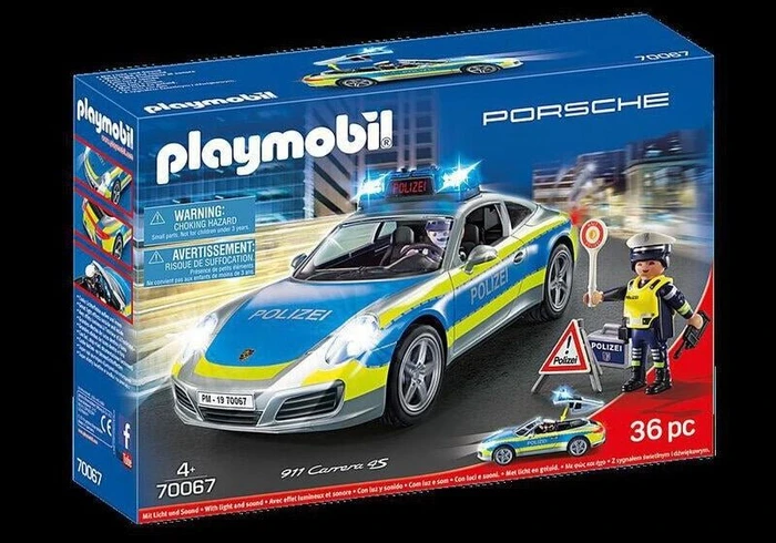 playmobil City Action Porsche 911 Carrera 4S Polizei