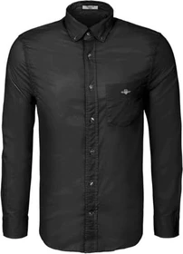 Gant Regular Fit Classic Popeline Hemd langarm schwarz (Herren)