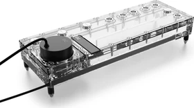 Alphacool Core Distro Plate 360 Links mit VPP, Verteilerplatte mit Pumpe