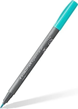 Staedtler pigment brush pen 371 türkis