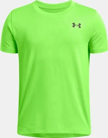Under Armour Tech Vent Jacquard Funktionsshirt kurzarm cyber green/black (Junior)