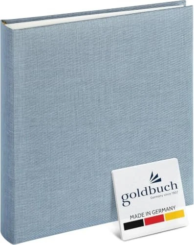 Goldbuch Buch Fotoalbum Summertime Trend 2 25x25 blau, grau